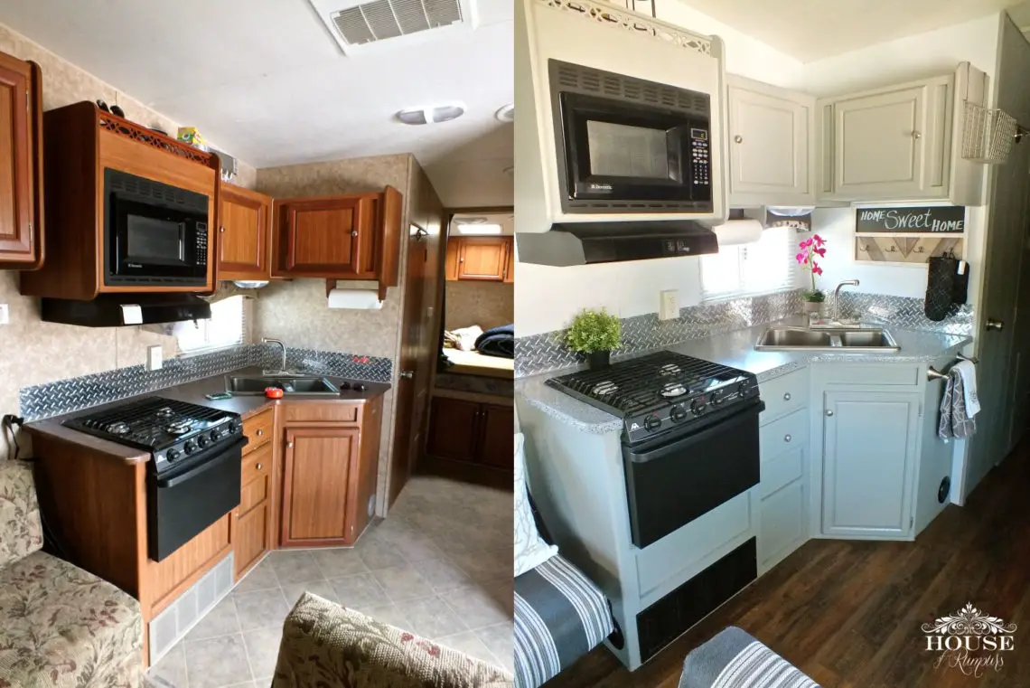 20 Incredible RV Camper Interior Renovations - Before & After • The ...