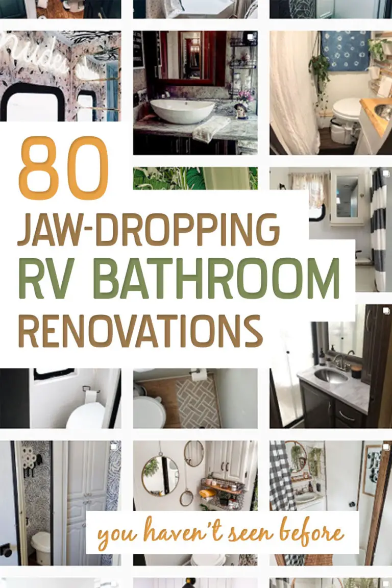 80 Jaw-Dropping RV Bathroom Renovations • The Motorized Home