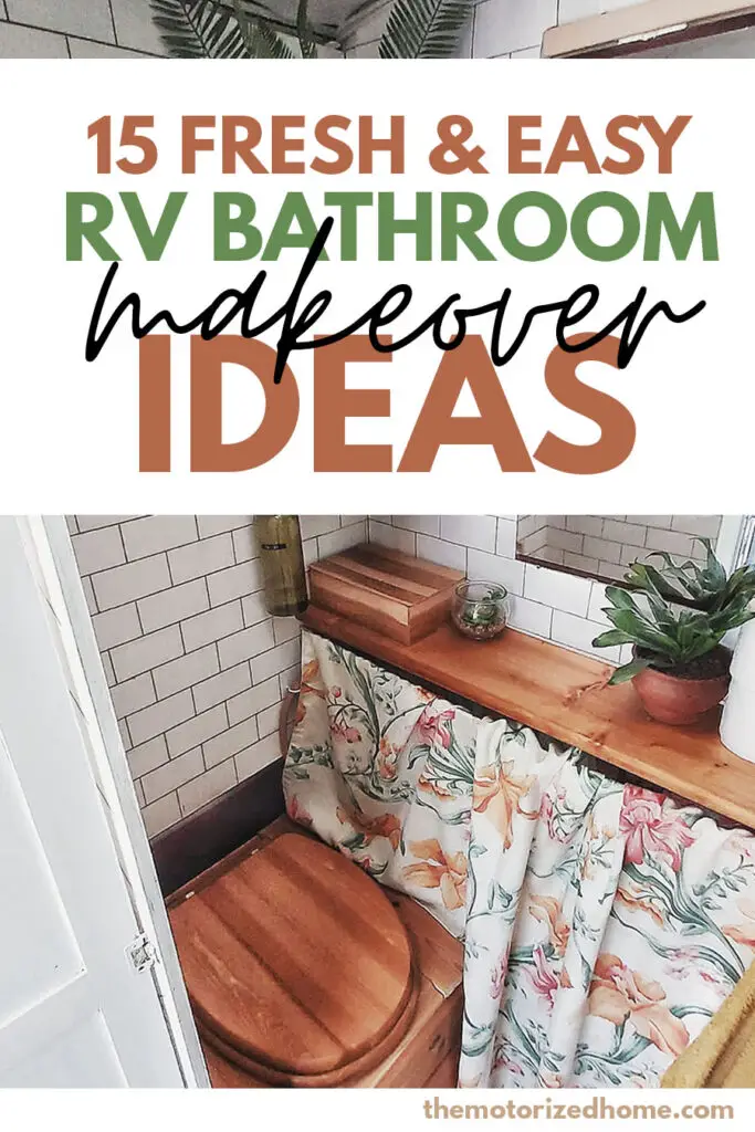 15 Fresh and Easy RV Bathroom Makeover Ideas • The Motorized Home